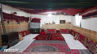 نمای داخلی اتاق 50 متری اقامتگاه بوم گردی مهرگان - دره شهر - روستای جهادآباد
